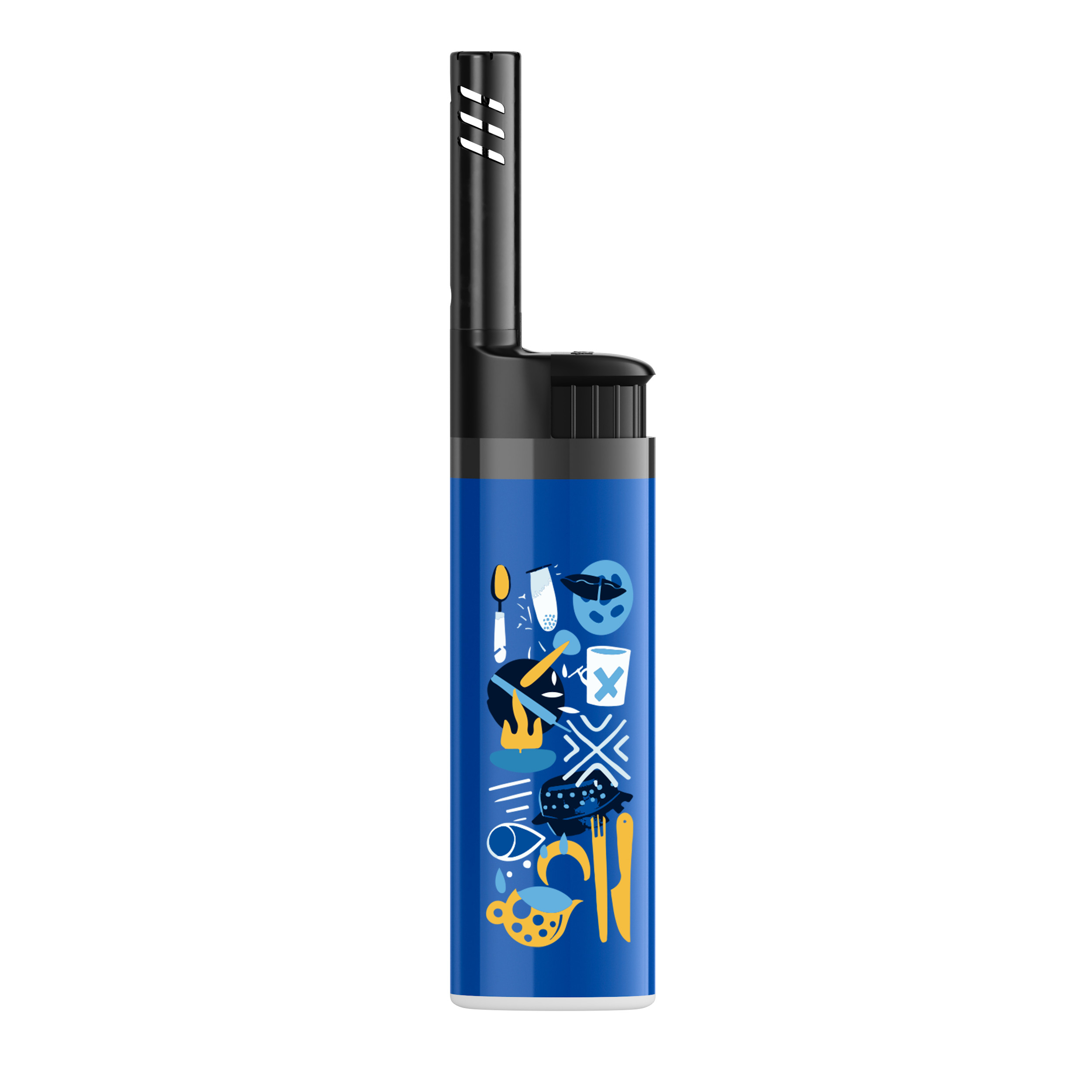 Briquet BIC® EZ Reach™ à personnaliser Bleu nuit